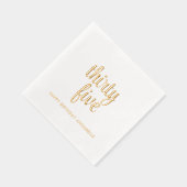 Élégante 35e anniversaire de la moderne serviettes (Droite)