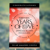 Elégante 35ème anniversaire de Mariage de corail (Neutre)