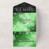 Elegante 38e bruiloft jubileum all in one uitnodiging (Buitenkant)