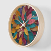 "Elegante 3D Blossom Wall Clock" (Hoek)