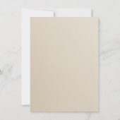 Elegante 3D Blush Roos bruiloft uitnodiging Romant (Achterkant)