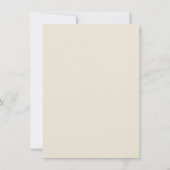 Elegante 3D Blush Roos bruiloft uitnodiging Romant (Achterkant)