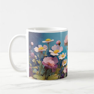 Elegante 3D Flowers Mok