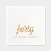 Elégante 40e anniversaire de la moderne de l'huile (Recto)