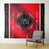 Elegante 42e bruiloftsherdenking met jaspis wandkleed (In Situ (horizontaal))