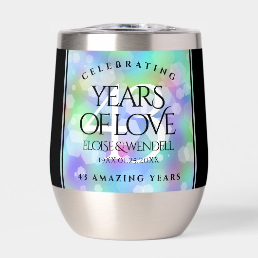 Élégante 43ème anniversaire du Mariage Opal (Avant)