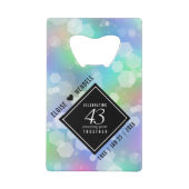 Élégante 43ème anniversaire du Mariage Opal (Devant)