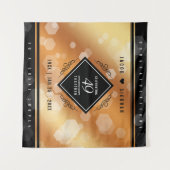 Elegante 49e koperen huwelijksjubileum wandkleed (Voorkant (horizontaal))