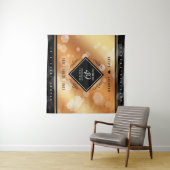 Elegante 49e koperen huwelijksjubileum wandkleed (In Situ (horizontaal))