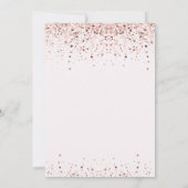 Elégante 50ème invitation à fêter l'anniversaire (Dos)