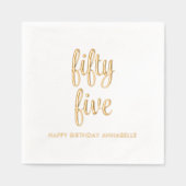 Élégante 55e anniversaire de la modernité d'huile  (Recto)