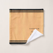 Élégante 5ème anniversaire de Mariage de bois (Gant de toilette)