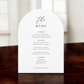Elegante 5x7" huwelijksmenu kaart plat menu