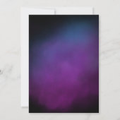 Elegante 60e verjaardag script Paarse partij Kaart (Achterkant)