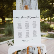 Elegante 6 Tafels Favoriete Mensen Zitplaatsindeli