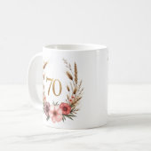 Elégante 70ème Anniversaire Mug pour grand-mère -  (Devant gauche)