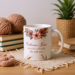 Elégante 70ème Anniversaire Mug pour grand-mère - 