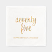 Élégante 75e anniversaire de la modernité d'huile  (Recto)