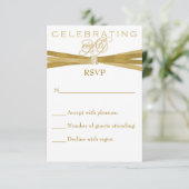 Elégante 80e anniversaire Invitations Fête Carte R (Debout devant)