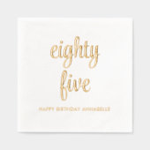 Élégante 85e anniversaire de la modernité d'huile  (Recto)