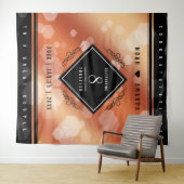 Elegante 8e bronzen huwelijksjubileum wandkleed (In Situ (horizontaal))