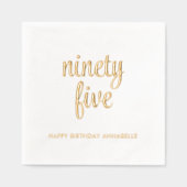 Élégante 95e anniversaire de la modernité de l'hui (Recto)