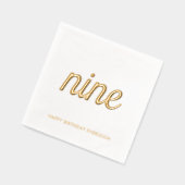 Élégante 9e anniversaire de la moderne citrouille  (Gauche)