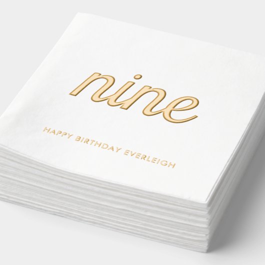 Élégante 9e anniversaire de la moderne citrouille  (Détail)