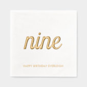 Élégante 9e anniversaire de la moderne citrouille  (Recto)