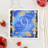 Elegante 9e lapis lazuli huwelijksverjaardag servet (Insitu)