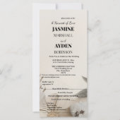 Elegante Aangepaste Bruiloft Uitnodigingen (Voorkant)