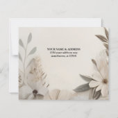 Elegante Aangepaste Bruiloft Uitnodigingen (Achterkant)