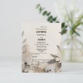 Elegante Aangepaste Bruiloft Uitnodigingen (Staand voorkant)