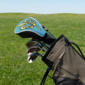 Elegante aangepaste Fleur De Lis-golfdesign Golfheadcover (Insitu)