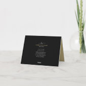 Elegante aangepaste makelaar dank u kaarten - mono (Achterkant)