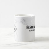 Elegante Aangepaste Marmeren Mok - Logo Bewerkbaar (Center)