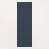 Elegante aangepaste naam donkerblauw yogamat (Achterkant)