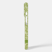Elegante aangepaste naam Green Botanical Case-Mate iPhone Case (Achterkant / Links)