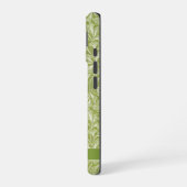 Elegante aangepaste naam Green Botanical iPhone 16 Hoesje (Linkerkant)