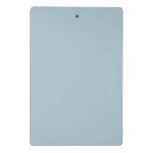 Elegante aangepaste naam Pastel Blue Mini Klembord (Achterkant)