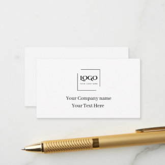 Elegante aangepaste sjabloon voor uw logo