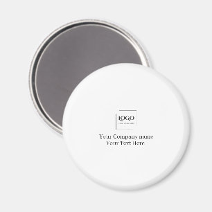 Elegante aangepaste sjabloon voor uw logo magneet