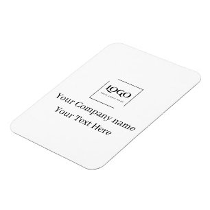 Elegante aangepaste sjabloon voor uw logo magneet