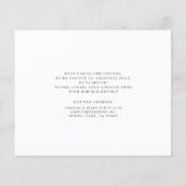 Elegante aankondiging van adreswijziging (Achterkant)