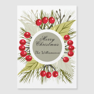 Elegante aanpasbare kerst-/feestdag magnetische ka