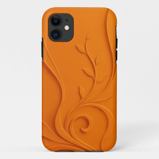 Elegante Abstracte Bloem Case-Mate iPhone Case (Achterkant)