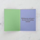 Elegante Abstracte Kleurrijke Eieren Collage Paase Kaart (Binnen)