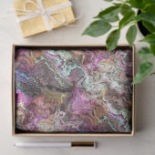 Elegante Abstracte Oyster Shell Patroon Decoupage Tissuepapier (Geschenk)