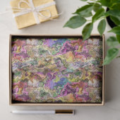 Elegante Abstracte Oyster Shell Patroon Decoupage Tissuepapier (Geschenk)