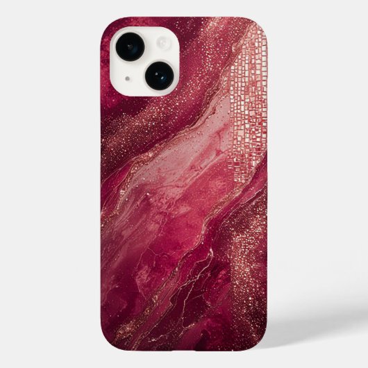 Elegante Abstracte Schildering Case-Mate iPhone Case (Achterkant)